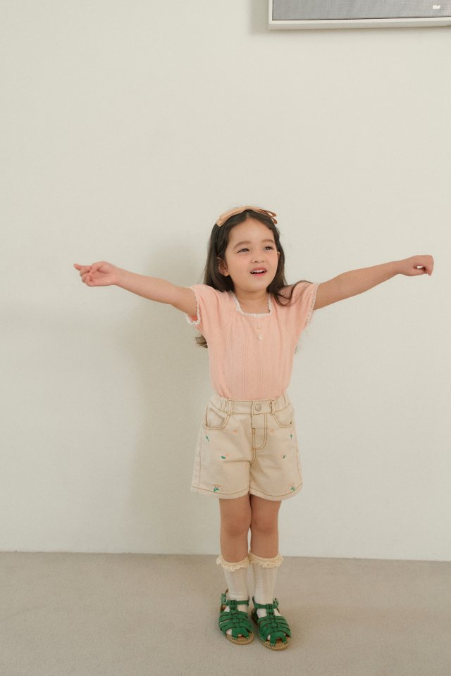 Momo Ann - Korean Children Fashion - #prettylittlegirls - Daisy Shorts - 5