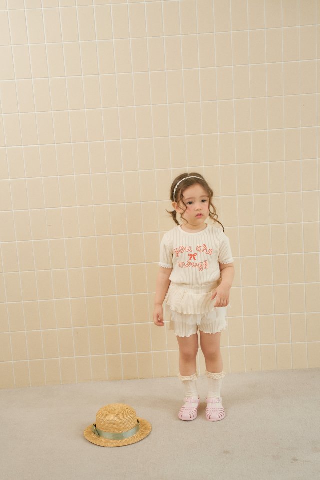 Momo Ann - Korean Children Fashion - #stylishchildhood - Rib Top Bottom Set - 6