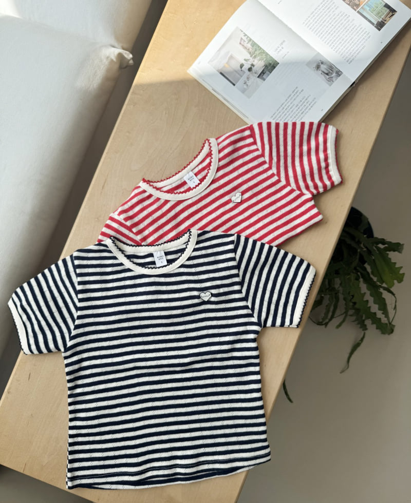 Momo Ann - Korean Children Fashion - #todddlerfashion - Heart Tee
