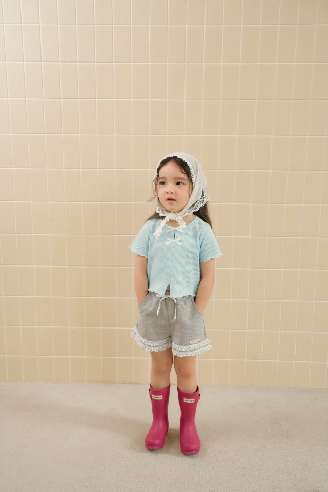 Momo Ann - Korean Children Fashion - #toddlerclothing - Lace Shorts - 10