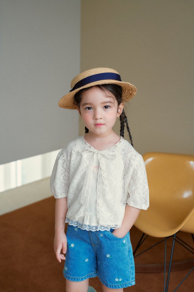 Momo Ann - Korean Children Fashion - #toddlerclothing - Lace Cardigan - 9