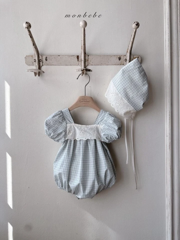 Monbebe - Korean Baby Fashion - #babyboutiqueclothing - Bear Check Suit - 6