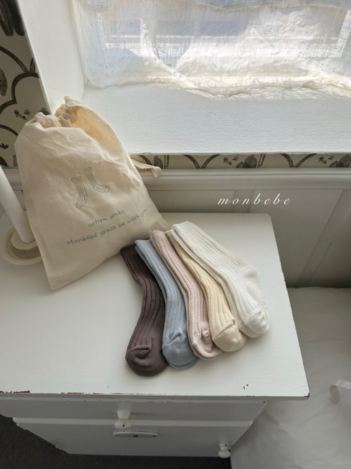 Monbebe - Korean Baby Fashion - #babyfever - Cotton Socks Set - 2