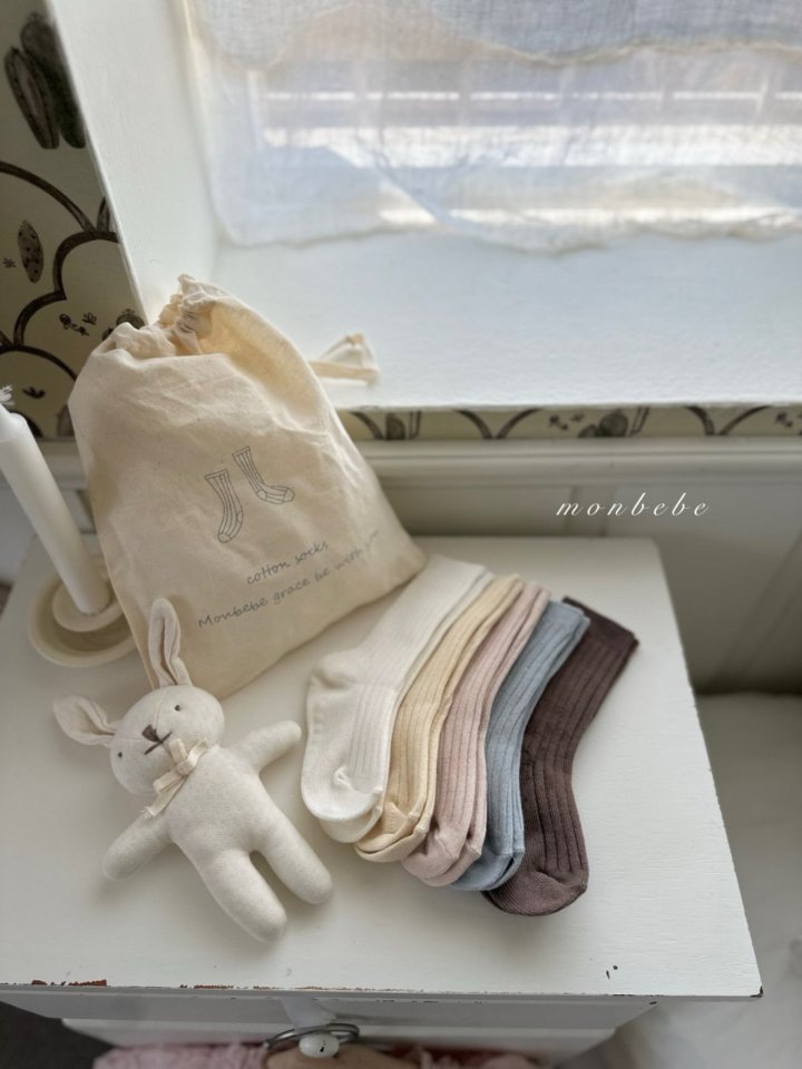 Monbebe - Korean Baby Fashion - #babyoninstagram - Cotton Socks Set - 5