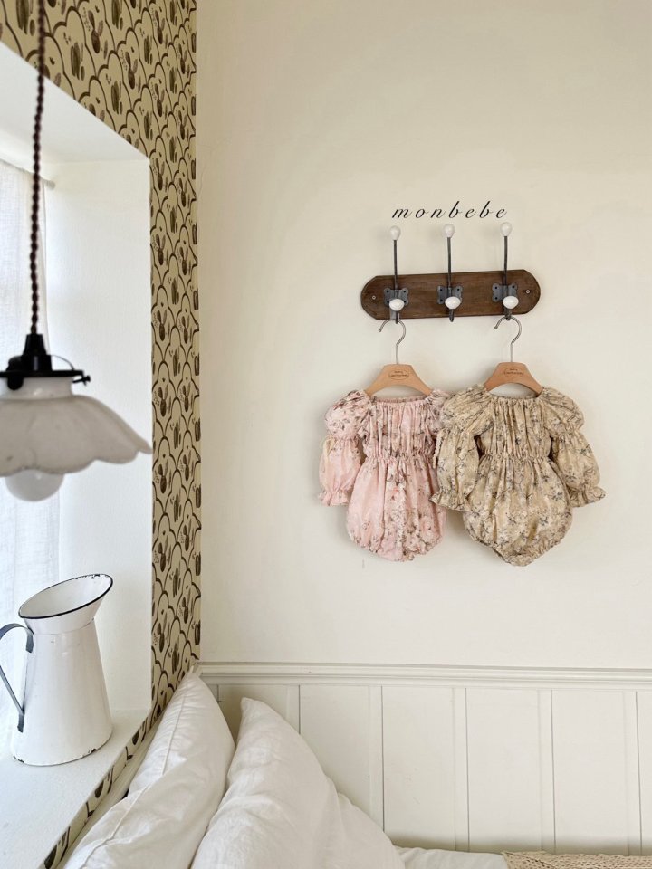 Monbebe - Korean Baby Fashion - #babyoninstagram - Misty Eyelet Suit