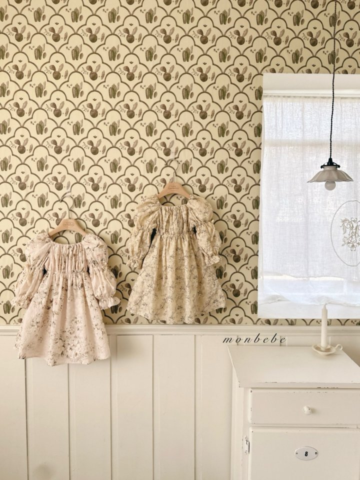 Monbebe - Korean Baby Fashion - #babyoutfit - Misty Eyelet One-piece - 5