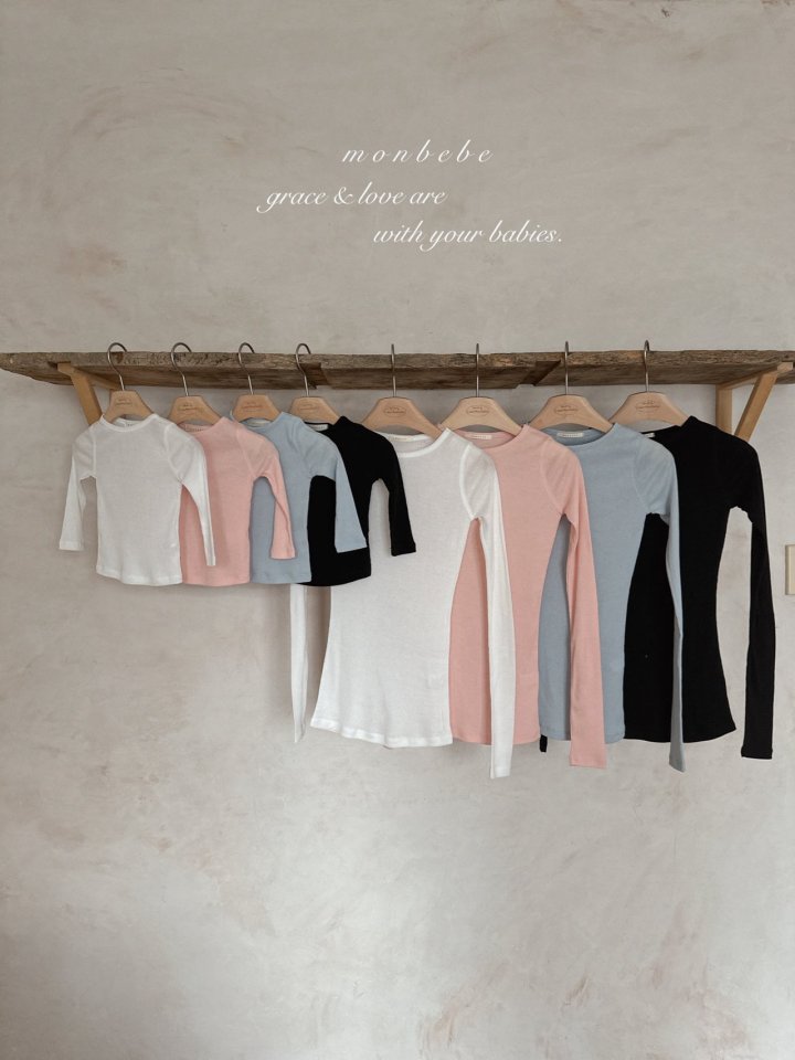 Monbebe - Korean Baby Fashion - #smilingbaby - Kiki Rib Tee - 6