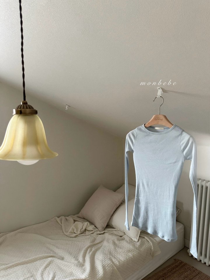 Monbebe - Korean Women Fashion - #momslook - Adult Kiki Rib Tee - 7