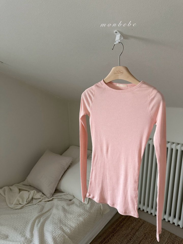 Monbebe - Korean Women Fashion - #womensfashion - Adult Kiki Rib Tee - 6