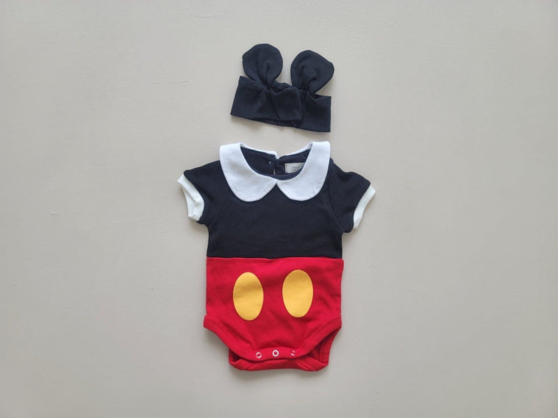 Moran - Korean Baby Fashion - #babyboutique - Summer Collar Suit Set - 5