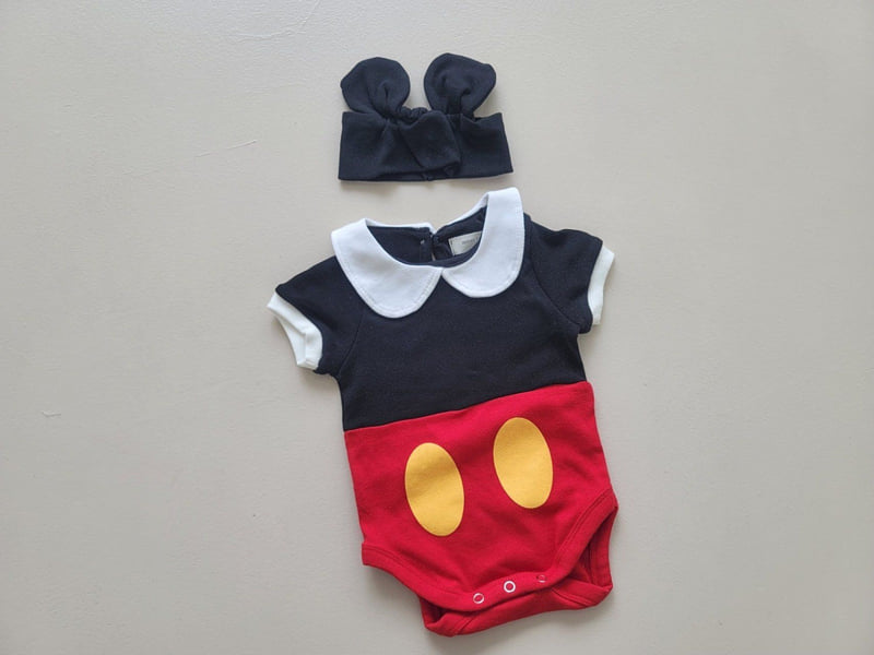 Moran - Korean Baby Fashion - #babyboutique - Summer Collar Suit Set - 6