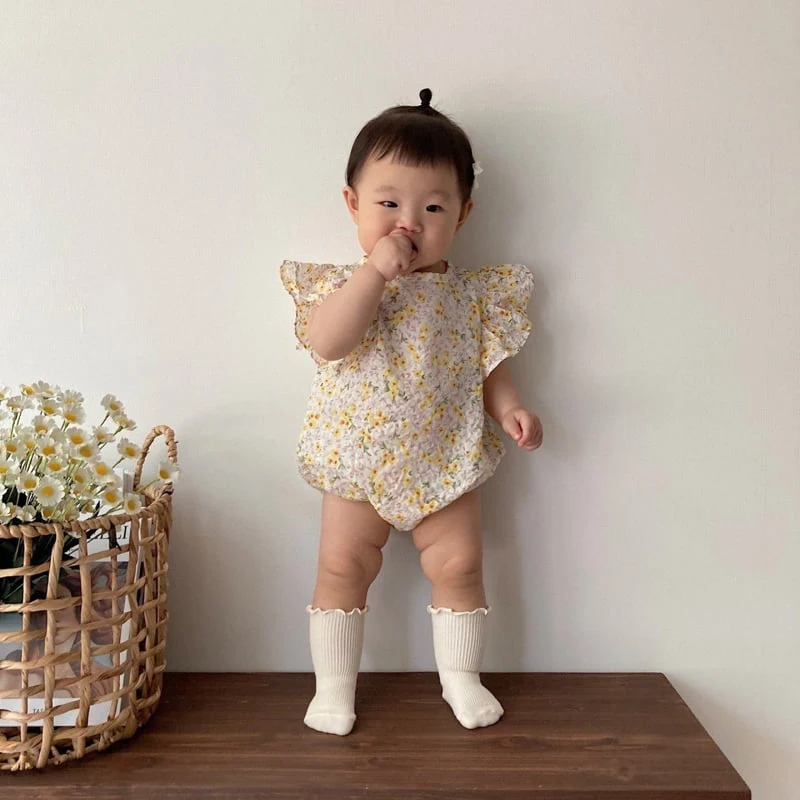 Moran - Korean Baby Fashion - #babyboutiqueclothing - Mist Suit - 2
