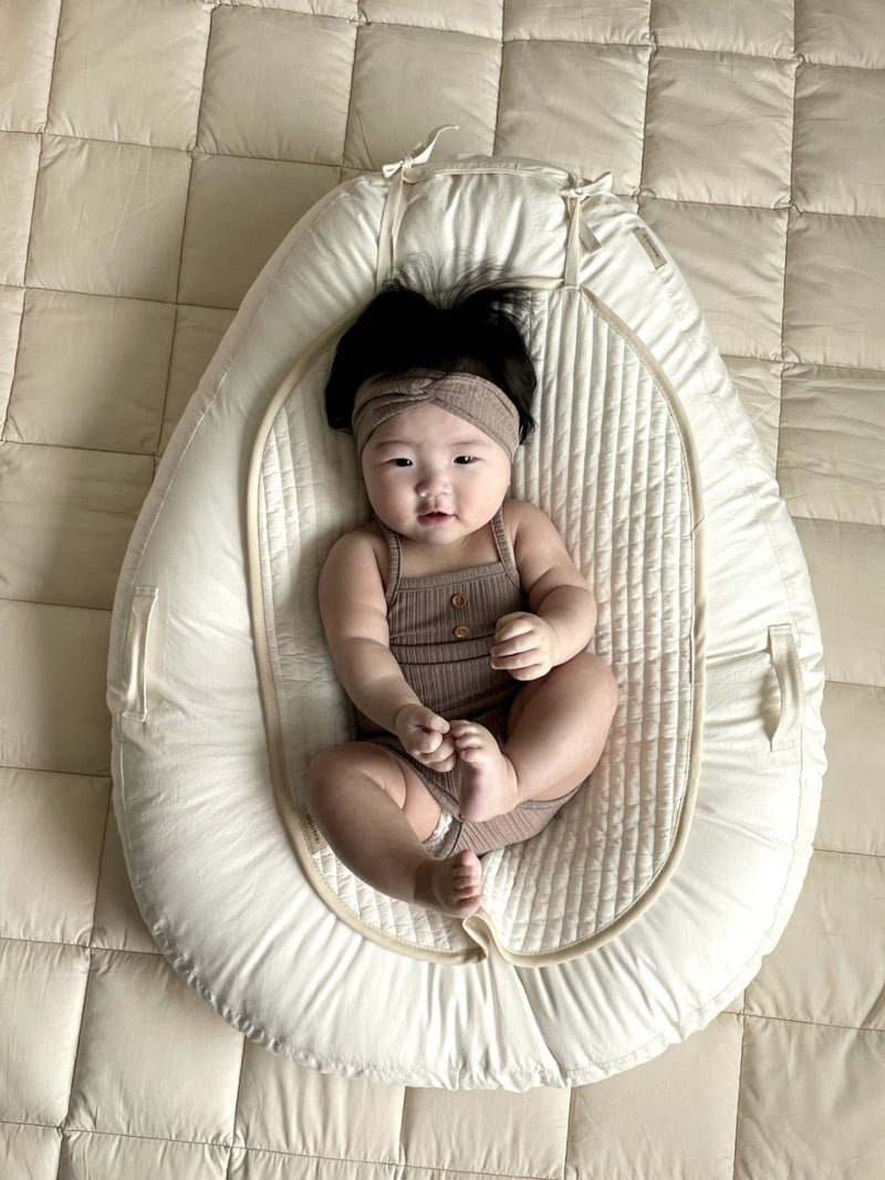 Moran - Korean Baby Fashion - #babyfever - Easy Button Suit Set - 8