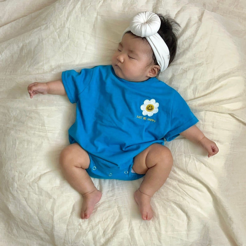 Moran - Korean Baby Fashion - #babyoutfit - Happy Daisy Suit - 2