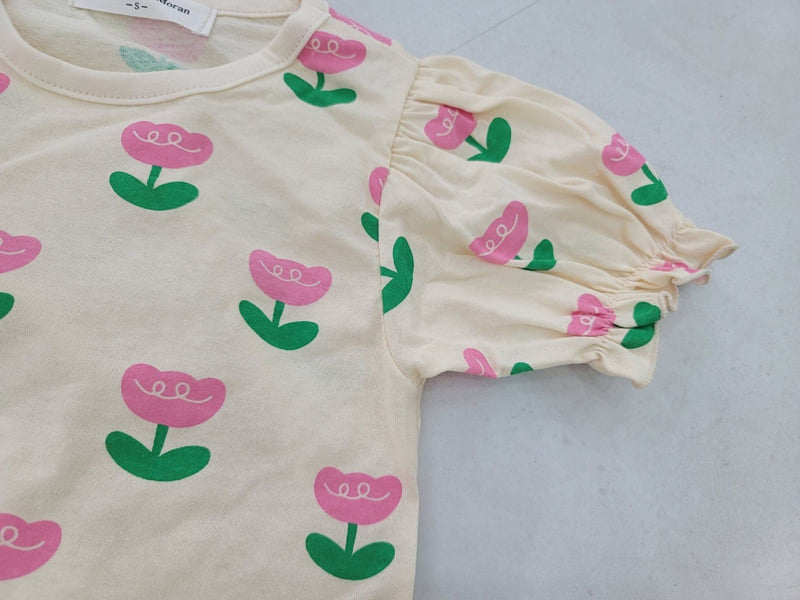 Moran - Korean Baby Fashion - #babyoutfit - Tulip Frill Top Bottom Set - 11