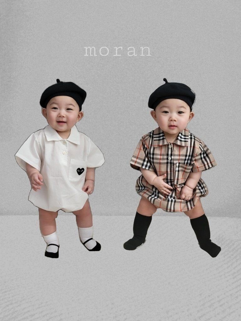 Moran - Korean Baby Fashion - #onlinebabyboutique - Summer Shirt Suit - 2