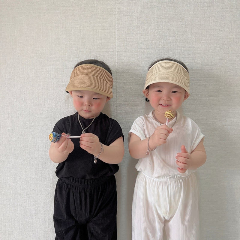 Moran - Korean Children Fashion - #Kfashion4kids - Raon Pleats Top Bottom Set - 9