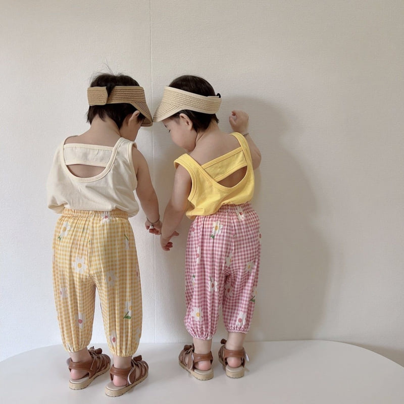 Moran - Korean Children Fashion - #stylishchildhood - Happy Daisy Sleeveless - 4