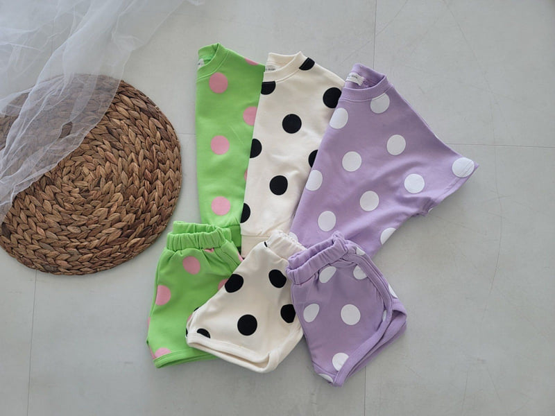 Moran - Korean Children Fashion - #childofig - Summer Bubble Top Bottom Set - 11