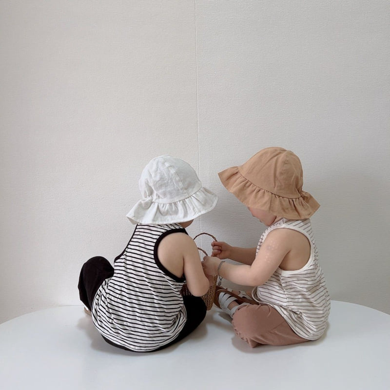 Moran - Korean Children Fashion - #childofig - Mango Button Top Bottom Set - 9