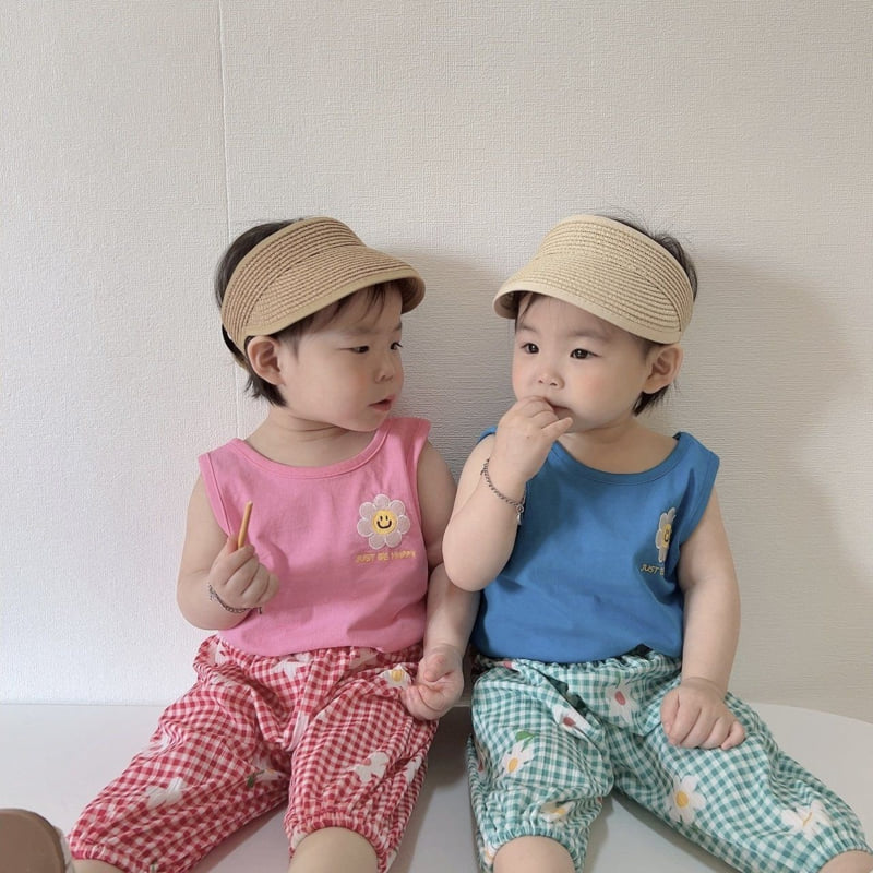 Moran - Korean Children Fashion - #designkidswear - Happy Daisy Sleeveless - 6