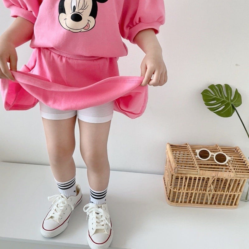 Moran - Korean Children Fashion - #designkidswear - Matching Pink Top Bottom Set - 2