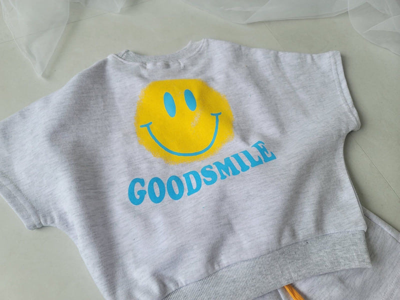 Moran - Korean Children Fashion - #designkidswear - Good Smile Top Bottom Set - 12