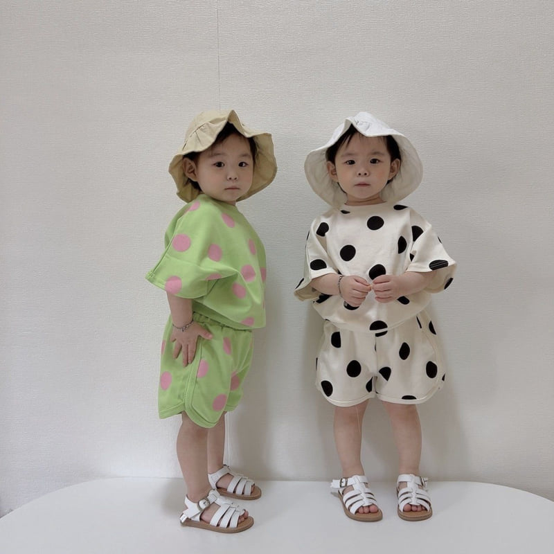 Moran - Korean Children Fashion - #fashionkids - Summer Bubble Top Bottom Set