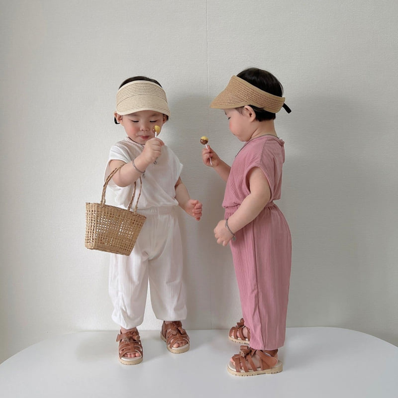 Moran - Korean Children Fashion - #fashionkids - Raon Pleats Top Bottom Set - 5