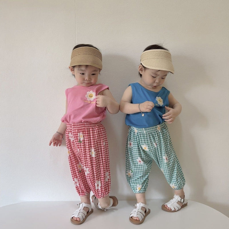 Moran - Korean Children Fashion - #kidsstore - Happy Daisy Sleeveless - 10