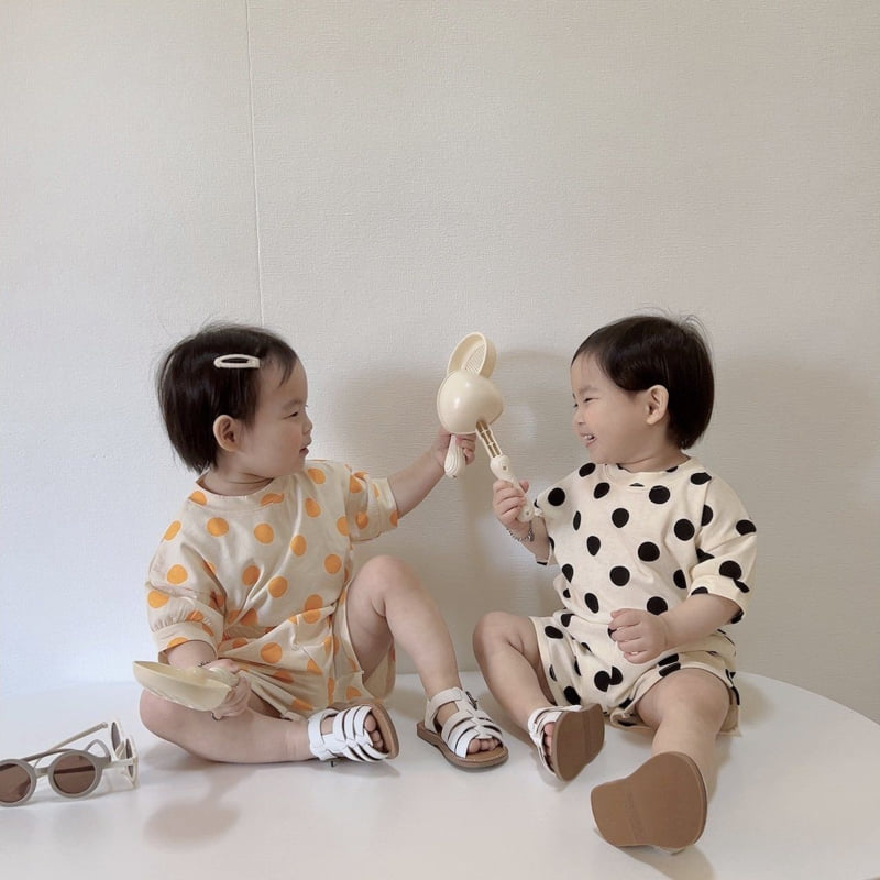 Moran - Korean Children Fashion - #kidsstore - Candy Pop Top Bottom Set - 7