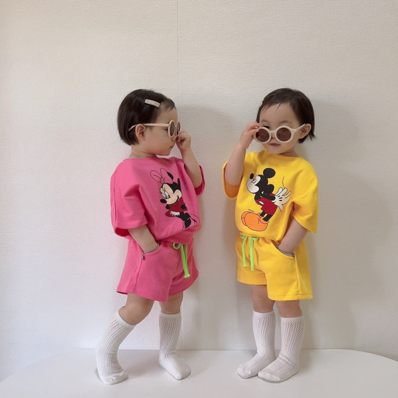 Moran - Korean Children Fashion - #kidsstore - Picnic Top Bottom Set