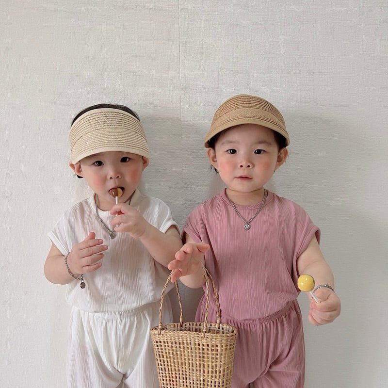 Moran - Korean Children Fashion - #kidsstore - Raon Pleats Top Bottom Set - 7
