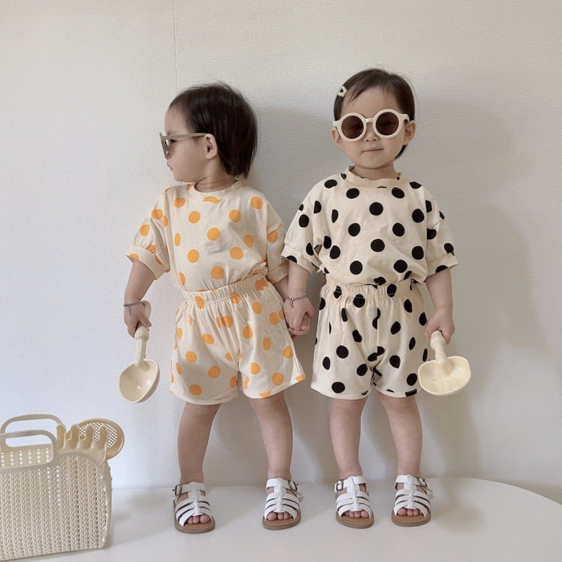 Moran - Korean Children Fashion - #kidzfashiontrend - Candy Pop Top Bottom Set - 8