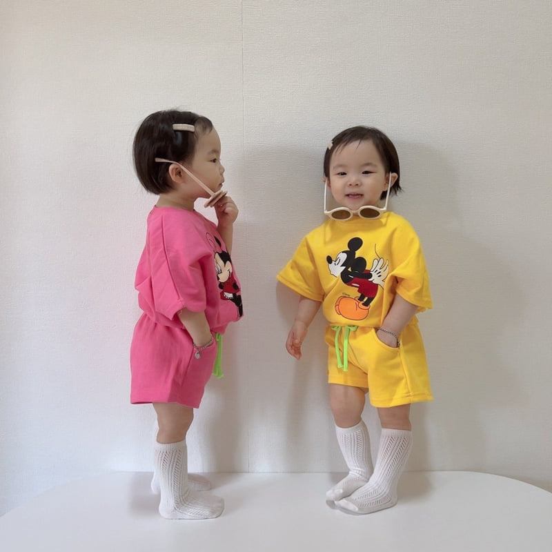 Moran - Korean Children Fashion - #kidzfashiontrend - Picnic Top Bottom Set - 2