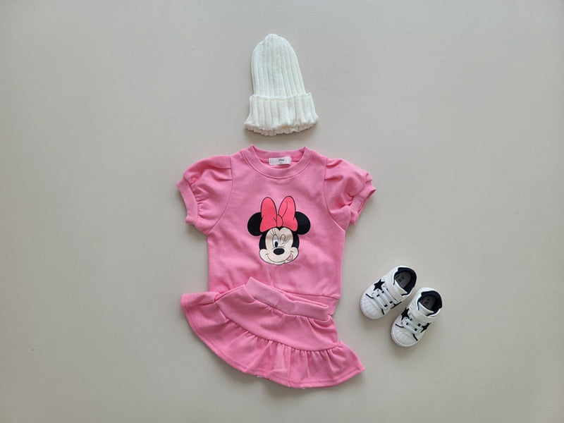 Moran - Korean Children Fashion - #littlefashionista - Matching Pink Top Bottom Set - 9