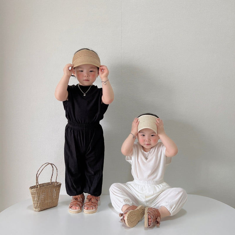 Moran - Korean Children Fashion - #littlefashionista - Raon Pleats Top Bottom Set - 10