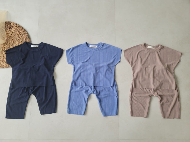 Moran - Korean Children Fashion - #magicofchildhood - Cool Pleated Top Bottom Set - 12