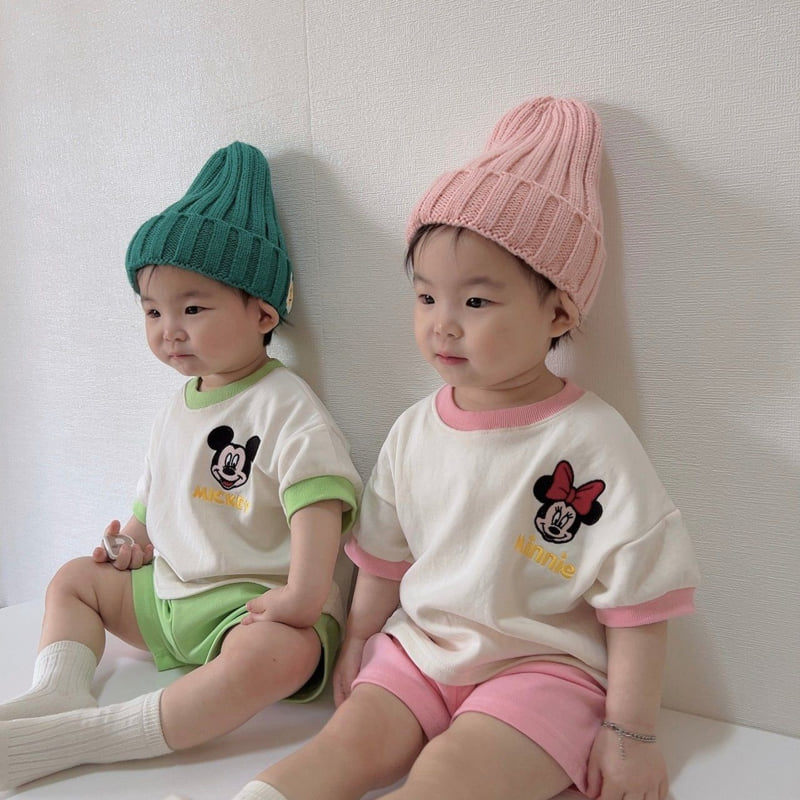 Moran - Korean Children Fashion - #minifashionista - Peekaboo Top Bottom Set - 8