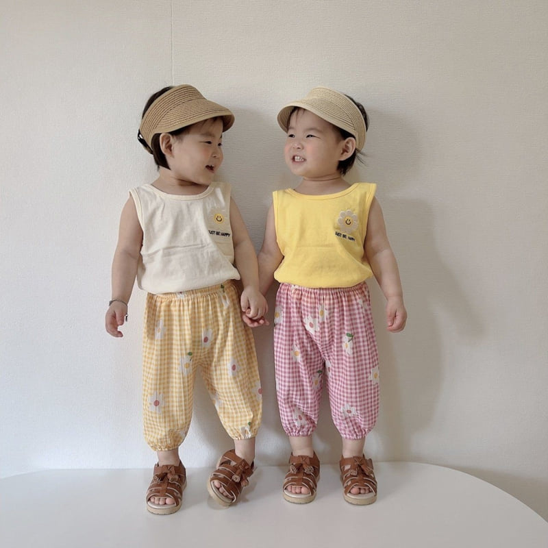 Moran - Korean Children Fashion - #stylishchildhood - Happy Daisy Sleeveless - 3