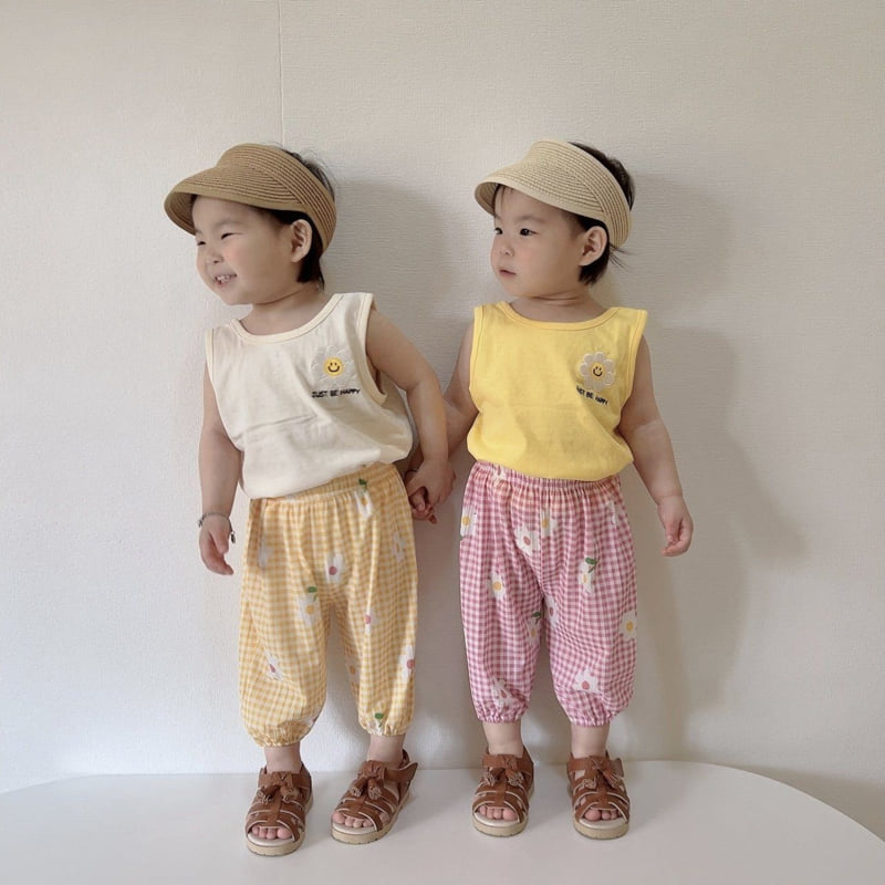 Moran - Korean Children Fashion - #todddlerfashion - Happy Daisy Sleeveless