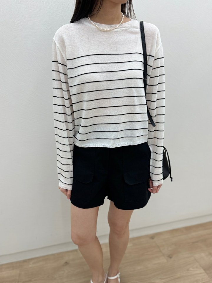 Most - Korean Women Fashion - #momslook - Rico Stripe Knit
