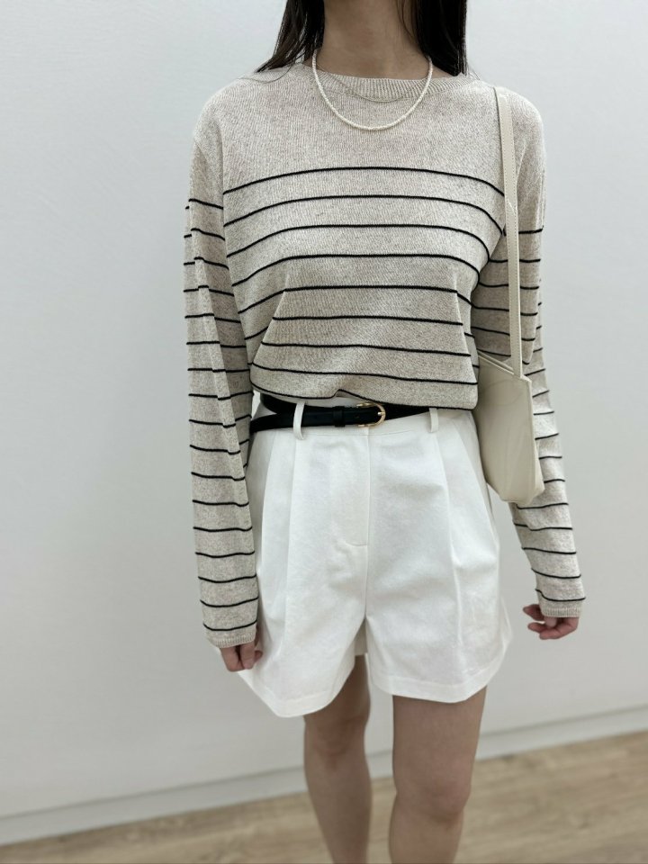 Most - Korean Women Fashion - #momslook - Rico Stripe Knit - 11