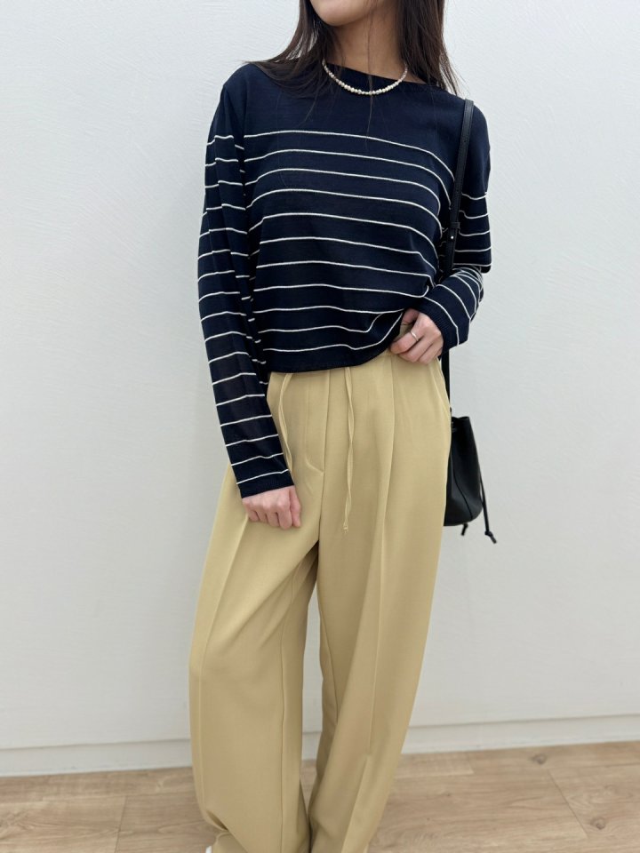 Most - Korean Women Fashion - #momslook - Rico Stripe Knit - 9