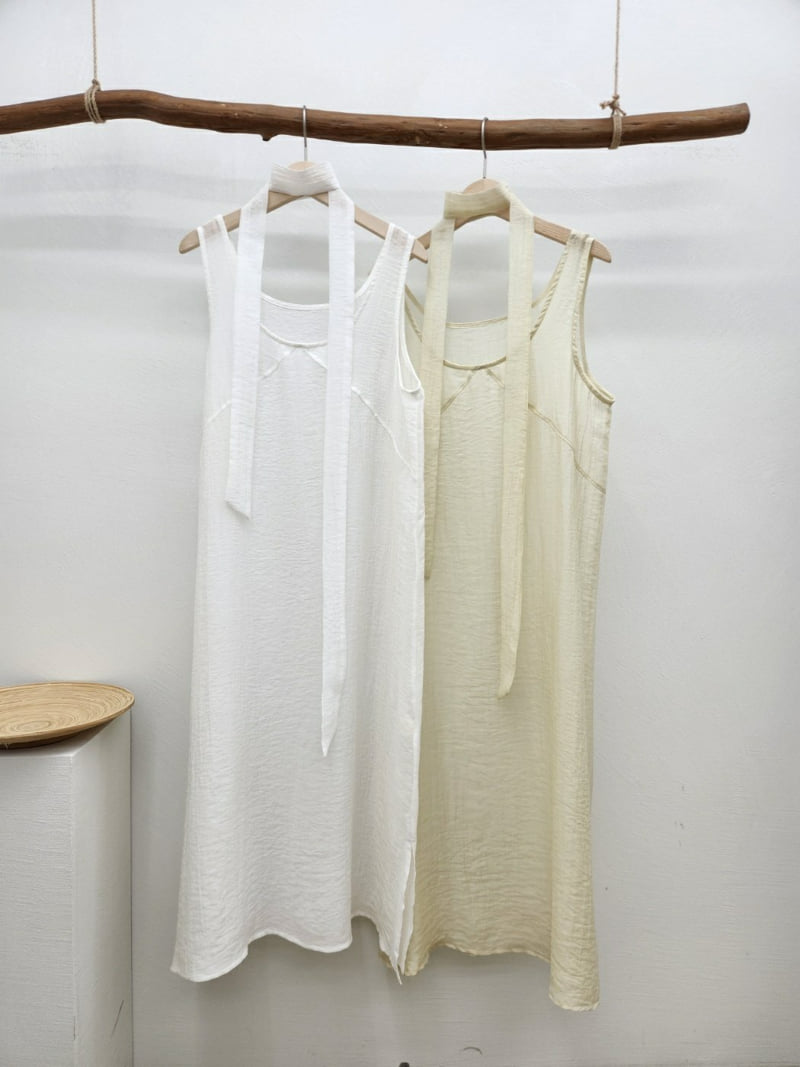 Most - Korean Women Fashion - #momslook - Scarf One-piece - 12