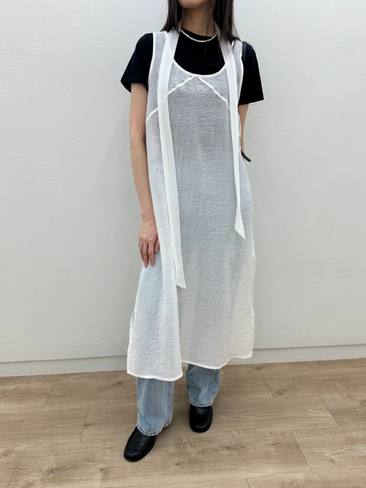 Most - Korean Women Fashion - #momslook - Scarf One-piece - 2