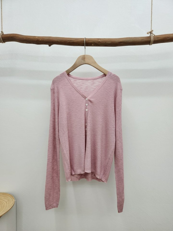 Most - Korean Women Fashion - #momslook - Three Button Cardigan