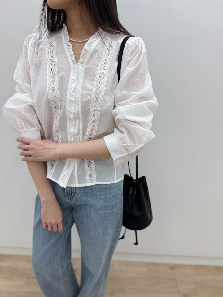 Most - Korean Women Fashion - #momslook - Frill Blouse - 2