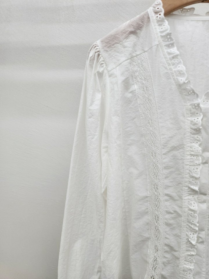 Most - Korean Women Fashion - #momslook - Frill Blouse - 7