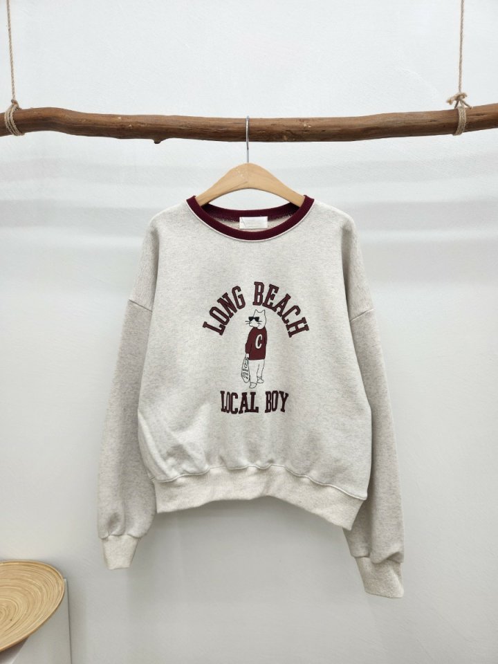 Most - Korean Women Fashion - #womensfashion - Local Cat Sweatshirts - 2